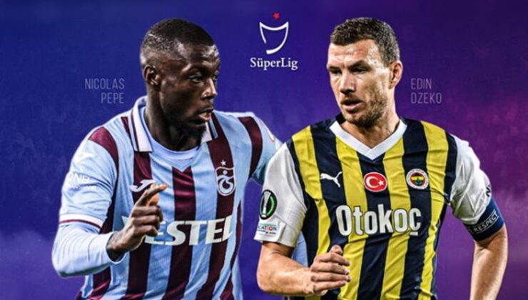 Trabzonspor – Fenerbahçe (İlk 11’ler belli oldu)